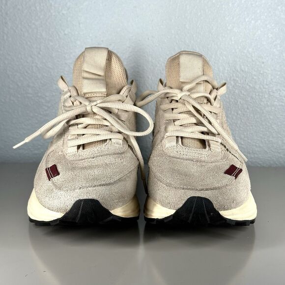 Clearweather Shoes Mens Size 8.5 Women’s 10 Contera Oatmeal Suede Sneakers - Picture 2 of 16